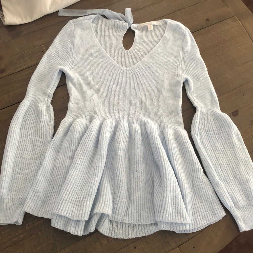 Lauren Conrad powder blue sweater